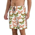 thumbnail image 2 of Logiee butterfly Print Mens Swim Trunks Quick Dry Board Shorts,Breathable Hawaii Beach Shorts Swimwear Bathing Suits-Small, 2 of 6