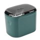 thumbnail image 4 of Caja de pañuelos montada en la pared Visualización transparente de plástico No perforado Espacio grande Servilletero de cocina Verde, 4 of 5