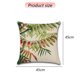 thumbnail image 2 of Funda de almohada con diseño de planta tropical, hojas verdes, selva tropical, funda de cojín para el hogar, 2 of 5