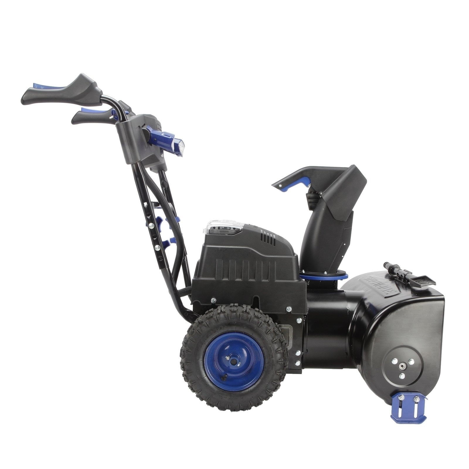 4-Speed Snow Joe ION8024-XRP-RM 80-Volt iONMAX Cordless Two Stage Snow Blower Kit 24-Inch Renewed Headlights W// 2 x 6.0-Ah Batteries and Charger