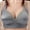 Gray, variant on Wireless Bras for Older Women, Plus Size Breathable Comfortable Brassiere, Full Cup Seamless Support Bralette