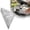 Silver 7.8Inch, variant on 22.5°-90° Miter Square Ruler Professional Heavy Duty Metalworking Miter Square, Protractor High Precision Miter Triangle Ruler for Square Tubing, Round Pipes, Angle Iron, Flat Steel