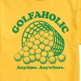thumbnail image 3 of Instant Message - Golfaholic - Men's Short Sleeve Graphic T-shirt, 3 of 6