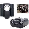 thumbnail image 5 of Motorcycle Handlebar Risers Universal Motorbike Handlebars Risers Fit For 7/8" 22mm / 11/8" 28mm Aluminium Alloy Durable Bars Clamp 2pcsblack, 5 of 5