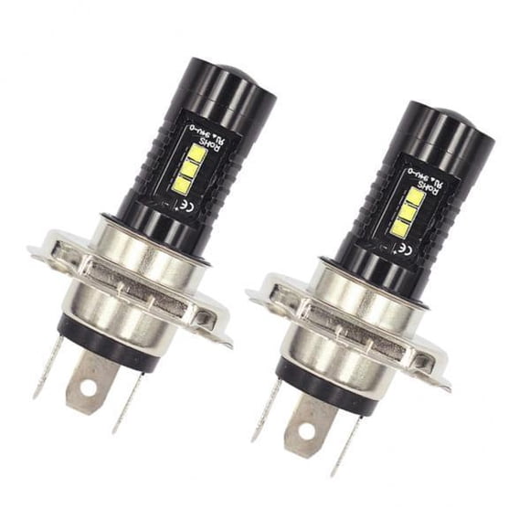 Tastenkappen Bombilla H4 LED Coche, 60W Lampara LED 9-30V Luces LED Coche H4, Reemplazo de Halógena y Xenón, 6000K Zulema Luz antiniebla del vehículo del coche del LED