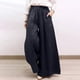 thumbnail image 2 of Pantalones largos de mujer de moda de verano sólido Casual bolsillo cintura elástica pantalones largos Odeerbi  ODB-2, 2 of 9