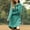 Green, variant on Womens Hoodie Dress, Long Sleeve Pullover Dress with Pocket for Casual Wear, Knee Length Dress