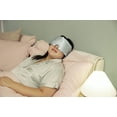 thumbnail image 6 of PopSugar Weighted Sleep Mask, Silky Soft, Aromatherapy with Lavender and Mint, Gray, 6 of 7