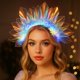 thumbnail image 2 of Diademas LED HONLYNE que brillan en la oscuridad, suministros para fiestas, 2 unidades, 2 of 9