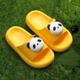 thumbnail image 5 of Fshinging Summer Slippers For Boys Girls Soft Eva Indoor Outdoor Casual Comfortable Panda Print Cloud Slides Size 5.5-6 Years, 5 of 5