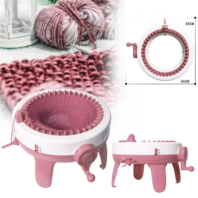 Dioche Round Knitting Loom Kit Plastic Kids Small Wool/Hat Weaving Machine  with Crochet 