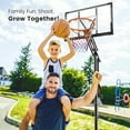 thumbnail image 4 of FirstAsk Adjustable Portable Basketball Hoop 3.9-8.5 ft HDPE Backboard for Kids, Outdoor and Indoor Courts, 4 of 9