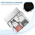 thumbnail image 2 of FORMRS 13"-13.3" Laptop Sleeve Protective Case Soft Carrying Quilted Computer Bag Cover, Black Chubby Cat, 2 of 7