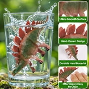 Lictin Dinosaur Toys for Kids 3-6, 58PCS Realistic Dinosaur Figures Set with Play Map & Rolling Storage Case, Dinosaur Playset Gift for Boys & Girls