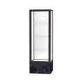 thumbnail image 5 of Waddell 576WB-BZ-BM Monarch 24 x 72 x 24 in. Black Marble Base Unlighted Floor Display Case, White Back - Dark Bronze, 5 of 7
