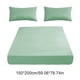 thumbnail image 3 of Sábana ajustable y 1 par de sábanas ajustables para cama doble, funda de cama fija antideslizante, protección de colchón con todo incluido, funda de cama de fibra suave, adecuada para dormir, faldón d, 3 of 6