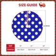 thumbnail image 2 of Sikiie Blue And White Polka Dot Christmas Tree Skirt, Christmas Tree Decorations, Christmas Decor, Tree Mat Decoration(30-48IN)-30", 2 of 6