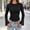 Black, variant on Womens Crewneck Long Sleeve Lightweight Base Layer Top Slim Fit Flared Sleeve Casual Comfort Y2K Shirt 2026 Trendy Fall Going Out Tops(Gray,S)