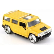 2003 Hummer H2, Yellow - JADA 91560 - 1/32 Scale Diecast Model Toy Car (Brand New but NO BOX)