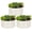 White, variant on TECANA 3 Pcs Round Galvanized Raised Garden Bed, 2x2x1ft, Coated Forest Green, For Outdoor Backyard Patio