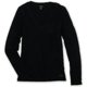 thumbnail image 1 of Ecko Unltd. Camiseta básica adornada con bolsillo Holiday Top para mujer, negra, pequeña, 1 of 1