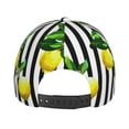 thumbnail image 6 of Daiia Lemons On Striped Baseball Cap Men Women Classic Adjustable For Running Workout And Outdoor Activitie All Season Dad Hat Gift, 6 of 9