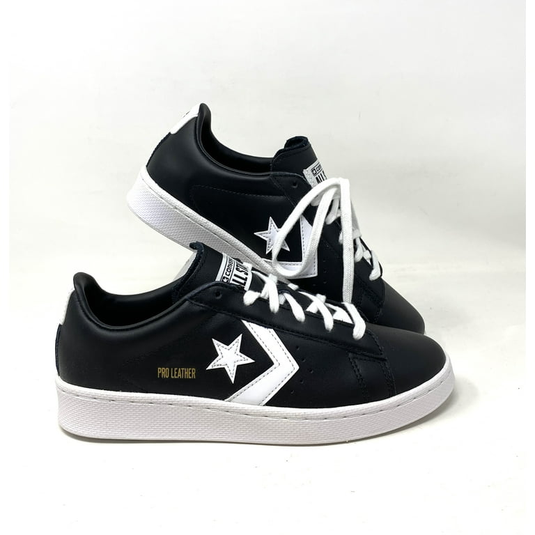 Converse Pro Leather OX Low Top Black White Leather Women Size Sneakers 167238C Walmart