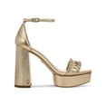 thumbnail image 2 of Sam Edelman Womens Ninette Metallic Ankle Strap Heels, 2 of 3