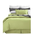 thumbnail image 5 of Home Design 1800 Series Luxurious Hotel Stripe Sheet Sets (Full, Sage), 5 of 5