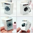 thumbnail image 5 of OUNONA Doll House Washing Machine Miniature Washer and Dryer 1 Set Doll House Laundry Room Accessory, 5 of 6