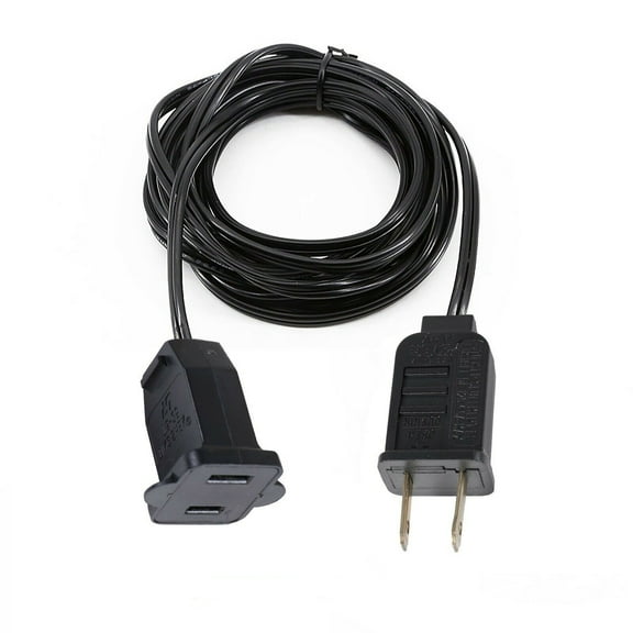 Lainin 10FT Male to Female Extension Cord US AC Power 2-Prong Power Extender Cable