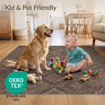 thumbnail image 4 of ODIKA 2'x3' Ultra-Soft Accent Mat, Southwestern Extra Vintage Large Dining Tapis Salon Distressed Boho Flowing None Washable, Bare feet friendly, Easy Care Indoor rug for Bedside, Footrest, 4 of 7