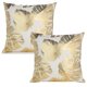 thumbnail image 1 of 2 fundas de almohada doradas para abrazar el hogar, cojín de sofá de felpa corto súper suave, no incluye almohada central, 1 of 5