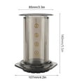thumbnail image 3 of Coffe Maker, Coffee Press Coffee Pot Grinder, Perfect Hand Grinder Easy To Wash With Filter Paper Brews Espresso Style For Coffee Shop, 3 of 8