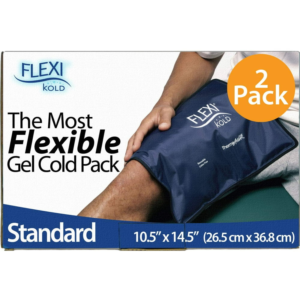 FlexiKold Gel Ice Pack (Standard Large 10.5" x 14.5") Two (2