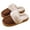 Coffee, variant on Fuzzy Slippers for Women Suede Platform Fluffy Winter House Shoes Memory Foam Non Slip Indoor Outdoor Slides
