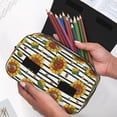 thumbnail image 6 of Sikiie Cute Sunflowers Print Flip Double-layer Pencil Case, All-purpose Stationery Bag for Study and Office, Zipper Design, Unisex, 6 of 7
