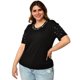 thumbnail image 1 of Blusa con pedrería, talla extra modelo 3022-L (negro) negro 42 Roman Fashion Blusa extra 3022-L, 1 of 5