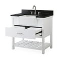 thumbnail image 3 of 36-Inches Benton Collection Sylvie Farmhouse Sink Bathroom Vanity, 3 of 4