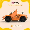 thumbnail image 2 of 12V Licensed McLaren Battery Powered Sports Car with 2 Speeds, Parent Control, Sound System, LED Headlights and Hydraulic Doors, Ride on Car for Kids, 2 of 8