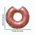 thumbnail image 4 of RBCKVXZ【Inflatable Donut Swim Float】 Thick Pool Water Tube with Bites Design, Fun Swim Ring, Lake Beach Outdoor Summer Floating Gear, 4 of 7