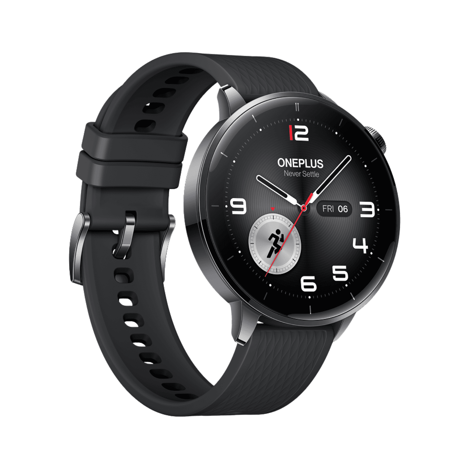 OnePlus Watch 3 43mm Smart Watch 1.32inches AMOLED Display Up to 60h Battery Life Wear OS by Google GPS NFC Global Version,Black