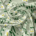 thumbnail image 5 of Ambesonne Floral Valance Pack of 2, Burgeoning Daisies Leaves, 42"X12", Green Green, 5 of 5