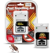RIDDEX Plus Insect Repellent | Plug in, Mouse Deterrent - Pest Control for Defense Against Rats, Mice, Roaches, Bugs and Insects | Control Pests with No Chemicals or Poison | White