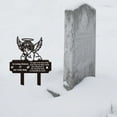 thumbnail image 5 of Baby Memory Memorial Grave Markers Angle Baby Metal Garden Stake Graves Cemetery Decor Outdoor Plaque Ornament Black Silhouette Text Graveyard Decorative Memoriam Art Gifts Black, 5 of 9