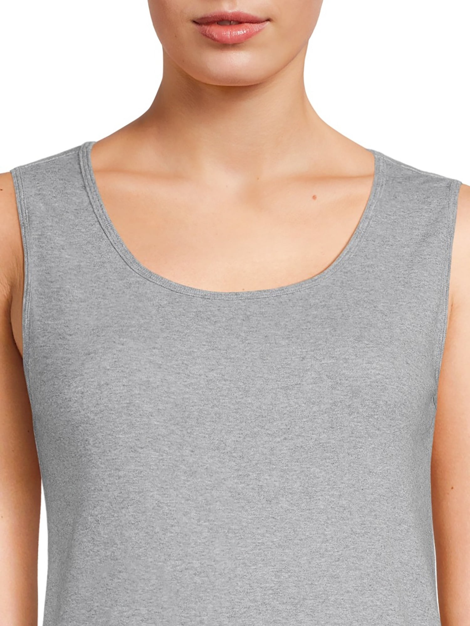 RealSize Women's Rib Muscle Tank Top, Sizes XS-3XL