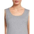 thumbnail image 5 of RealSize Women's Rib Muscle Tank Top, Sizes XS-3XL, 5 of 6