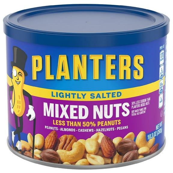 Planters Mixed Nuts Lightly Salted 10.3 oz Pack of 2