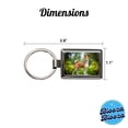 thumbnail image 3 of Basenji Dog Photo Metal Rectangle Keychain, 3 of 7