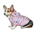 thumbnail image 7 of Salouo Fashionable Cats Pattern Small Dog Hoodie Sweatshirts Dog Clothes Coat Clothing Puppy Sweater Outfit Pullover Pet Winter Coat Sweater Outfit-Large, 7 of 7